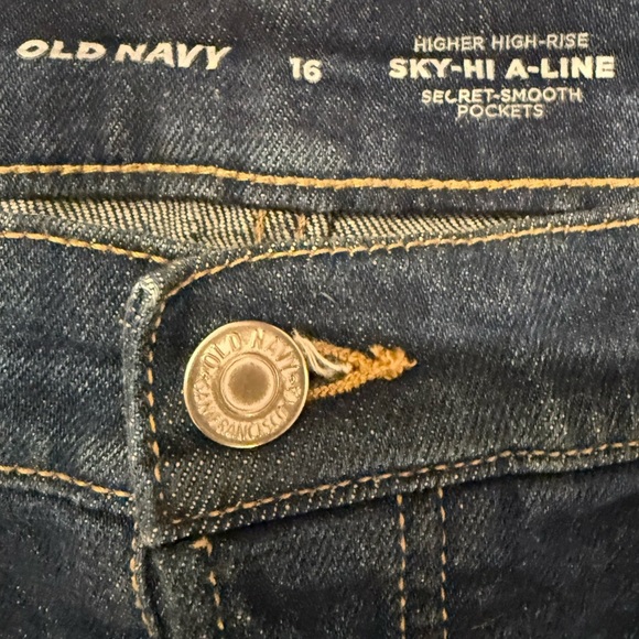 **Women’s Sky-Hi A-Line Shorts – Dark Blue – Size 16** - Picture 2 of 5